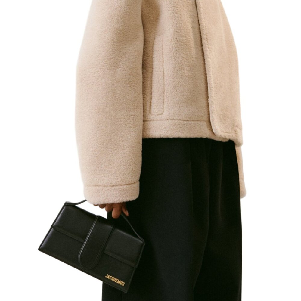 NWT Jacquemus Le Grand Large Bambino Handbag in Black - 40% OFF RETAIL - Picture 4 of 11